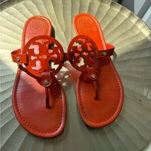 Tory Burch Vibrant Orange Sandals